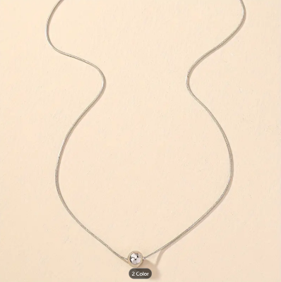 Picture of Classic Cuban stylish Simple Chain For Woman - Silver
