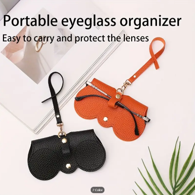 Picture of Women's Fashion Glasses Bag Multifunctional Pu Leather Eyeglasses Case Cover Eyeglasses Storage Case