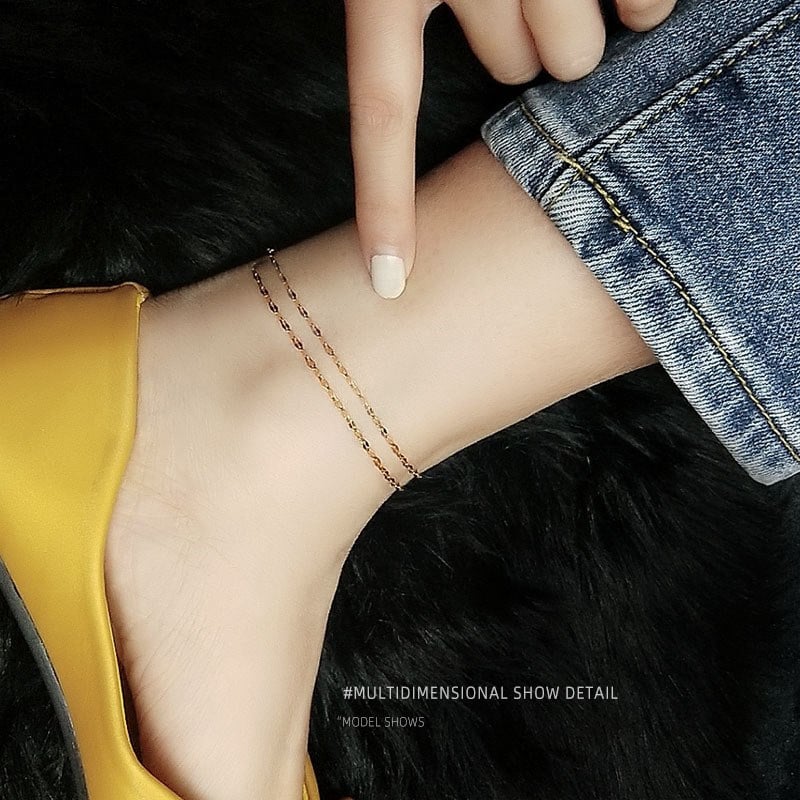 Picture of Double stainless Steel Korean Simple For Women & Girls - Gold
