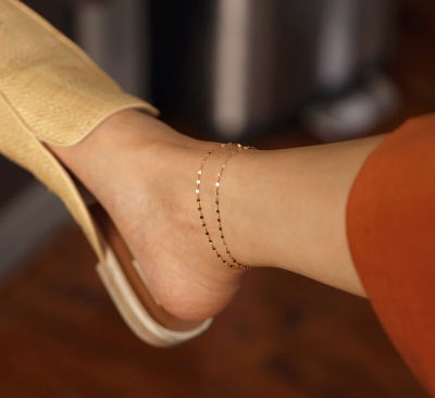Picture of Double stainless Steel Korean Simple For Women & Girls - Gold