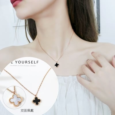 Picture of Korean Girls Ins Stone Necklace Clavicle- Women