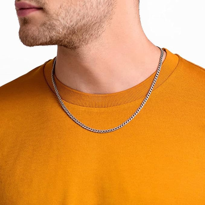 Picture of Stainless Steel Silver Necklace Chain Men - Silver