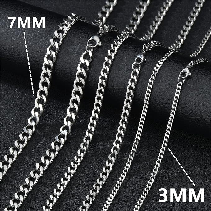 Picture of Classic Men's Necklace Stainless Steel Chain - Silver