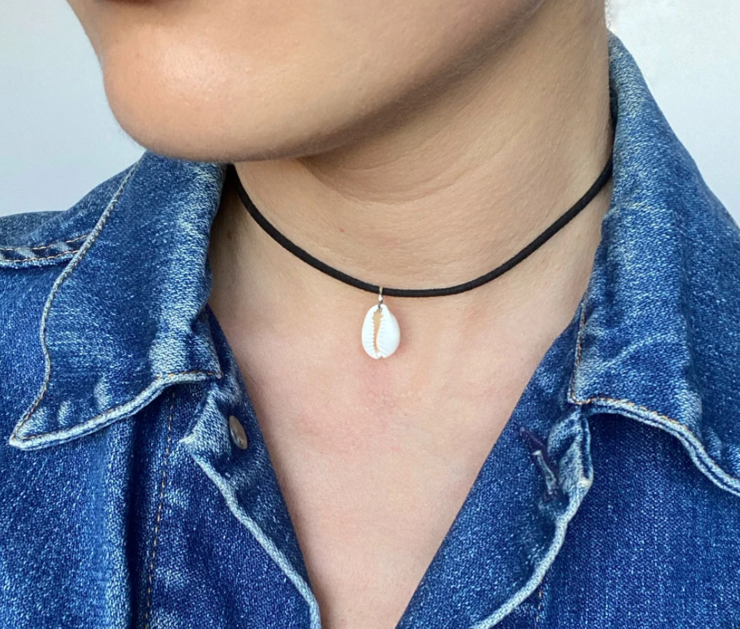 Picture of Shamok Necklace New for Girls Women - Black