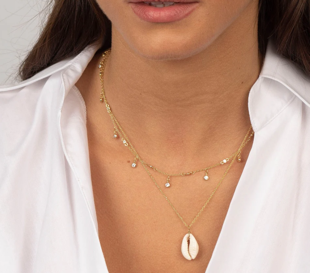 Picture of Stylish Shamok Necklace New for Women - Silver