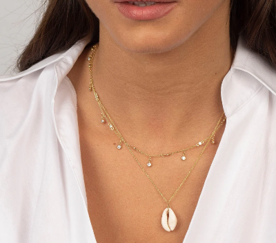 Picture of Stylish Shamok Necklace New for Women - Silver