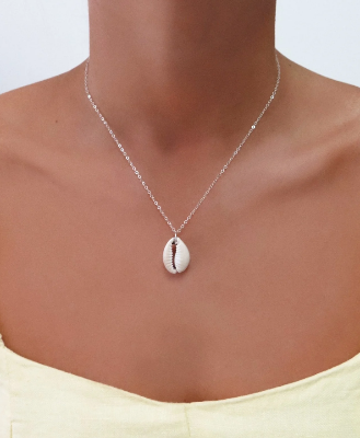 Picture of Stylish Shamok Necklace New for Women - Silver
