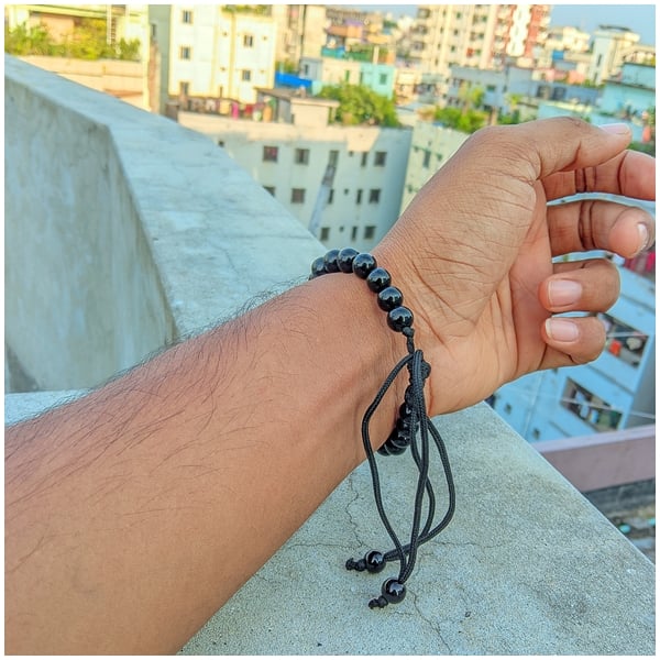Picture of Korean Elegant Pearl Lava Bracelet For Men