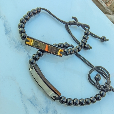 Picture of Fashionable Pearl Bracelet For Men