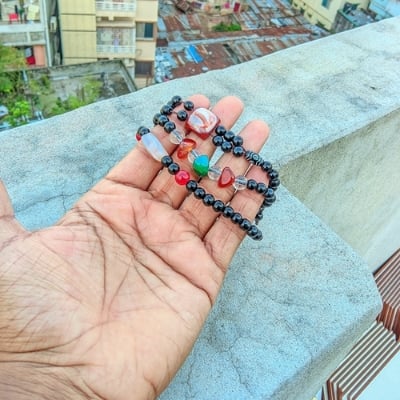 Picture of Lava Rock Stone Volcanic Multi Bracelet
