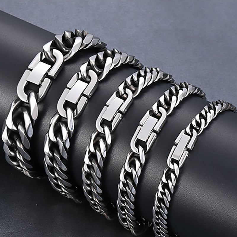 Picture of Best bracelets for men - Silver