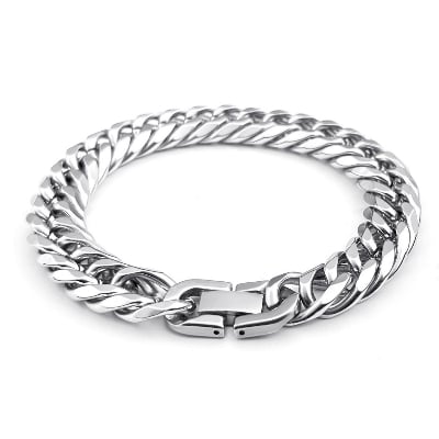Picture of Best bracelets for men - Silver