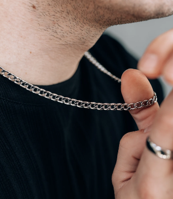 Picture of Fashion stylish Stainless Steel Chain For Men - Silver mm