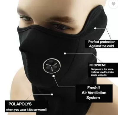Picture of Skull Ghost Half Face Bandana Sport Ski Snow Snowboard Motorcycle Biker Winter Warm