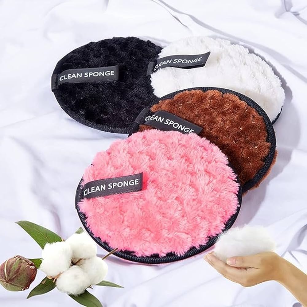 Picture of Soft Microfiber Remover Makeup Removing Puff