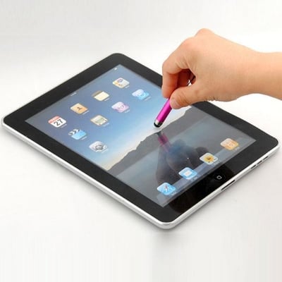 Picture of Promotional gift capacitive touch screen stylus pen with dust plug