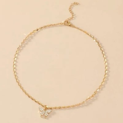 Picture of New Necklaces Elegant Magnetic Butterfly Design Necklace For Women - Gold