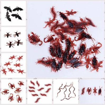 Picture of 5 PCS Artificial Cockroach Models Simulated Animal Halloween Party Trick Toys