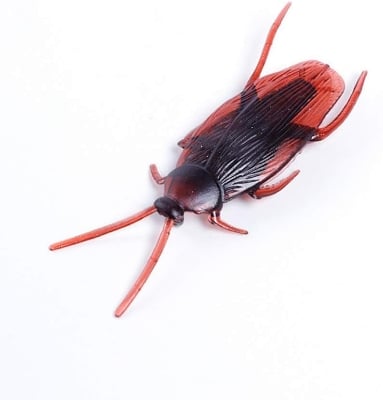 Picture of 5 pcs x Simulation Plastic Cockroach Toy Realistic Insect Prank Funny Toys