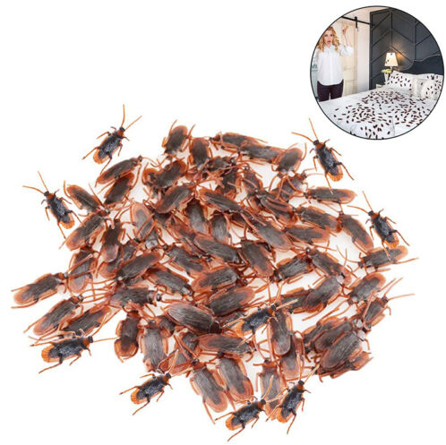 Picture of New Lifelike Cockroaches Toy Halloween Fake Practical Jokes Toys