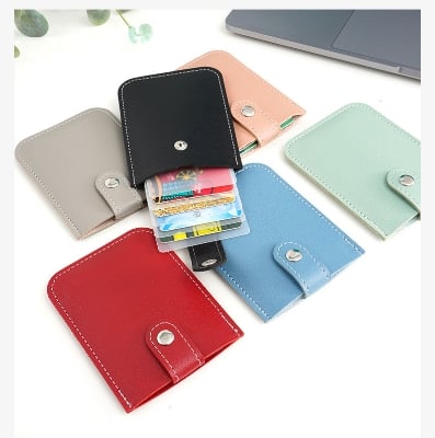 Picture of Men's Stylish Pull Out Credit/Debit, NID, Driving Card Holder For Men-Black - Black