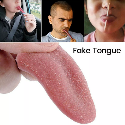 Picture of Funny Magic Realistic Fake Tongue Jokes Prank Magic Tricks Halloween Magician