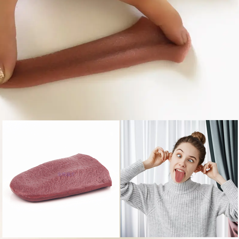 Picture of Funny Magic Realistic Fake Tongue Jokes Prank Magic Tricks Halloween Magician