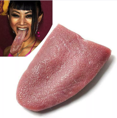 Picture of Realistic Fake Tongue Party Gag Joke Prank Magic Trick Scary Funny Toy Costume