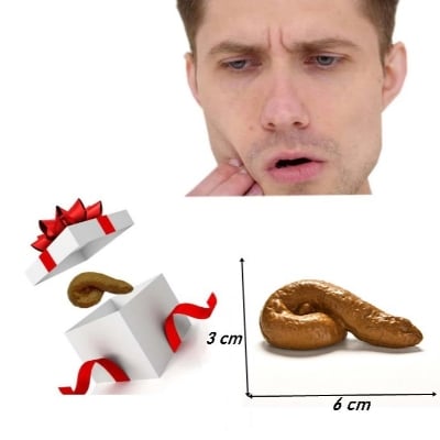 Picture of Fake Turd Design Realistic Disgusting Fake Turd Prank Prop