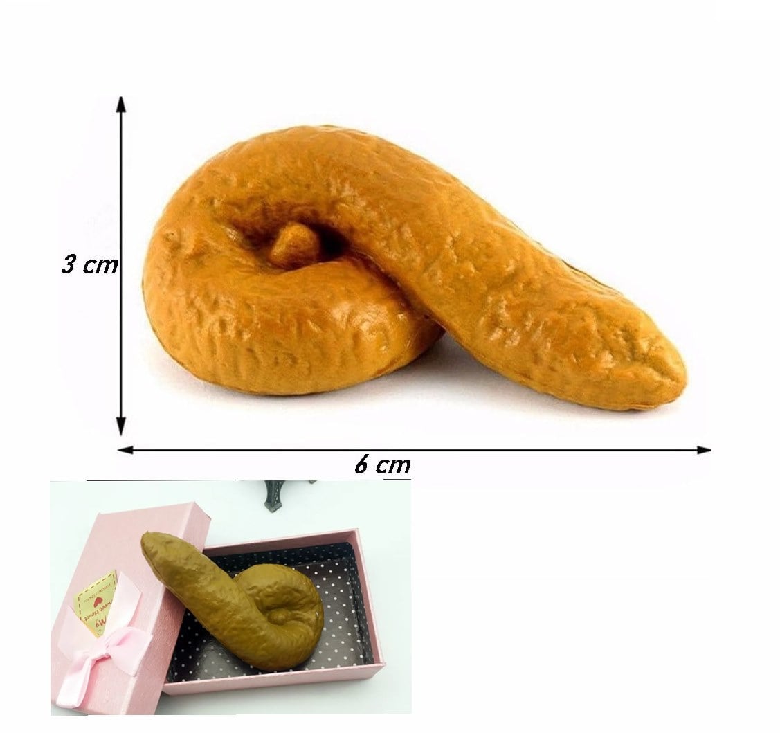 Picture of Wendy Mall 1 Pc Funny Joke Tricky Toys Mischief Turd Gag Gift Realistic Shits Poop Fake Turd Classic Shit Practical