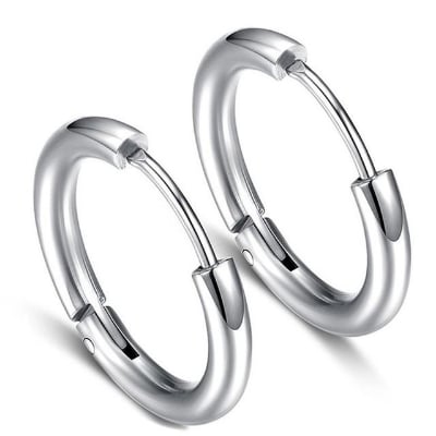 Picture of Fashion Men Stainless Steel Thunder Earrings