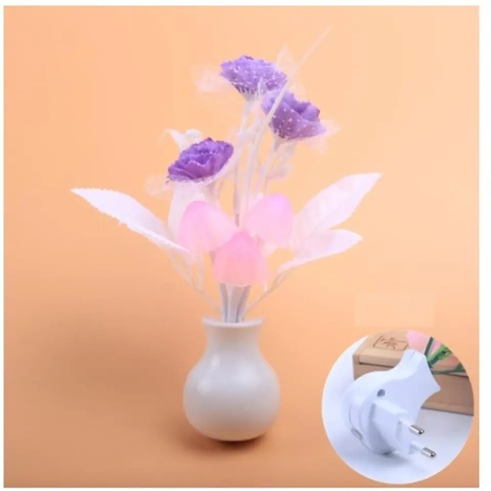 Picture of Perfect Gift Colour Changing Led Night Light Mushroom Dream Bed Lamp-Multi Design-Multicolor