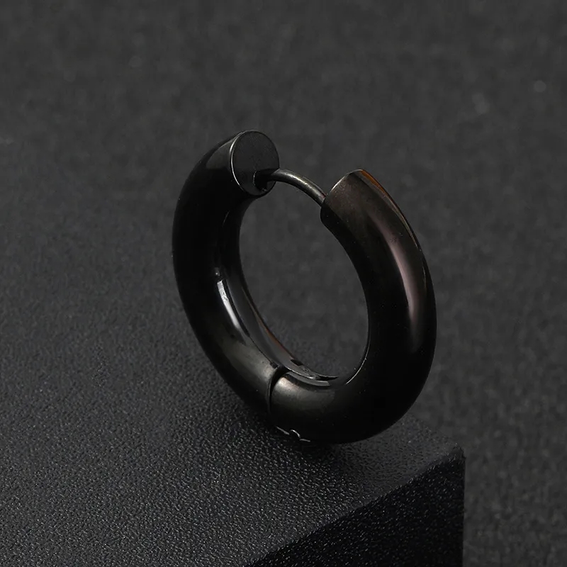 Picture of Earrings for Men and Boys- 1pair - Black