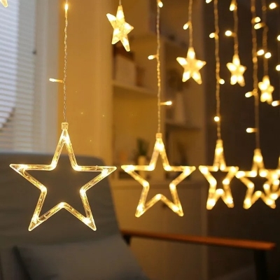 Picture of Home Decorative Big Star Led Light For Home Decor-Gold