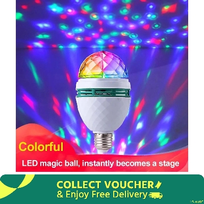 Picture of ডিস্কো ডিজে পার্টি led লাইট বাল্ব (বহু রঙের) - dj light-Multicolor