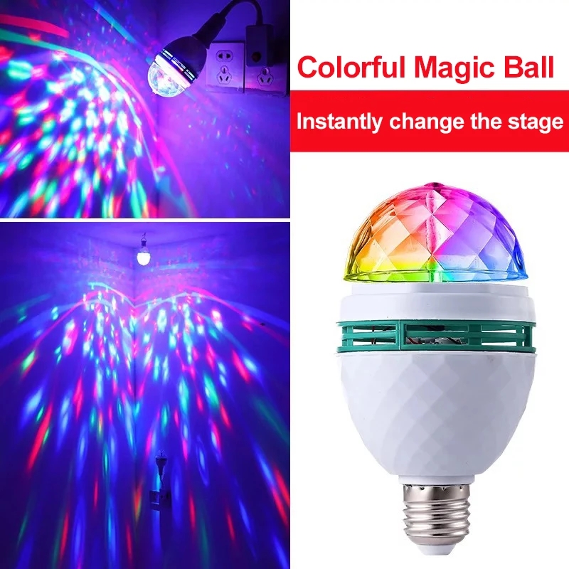 Picture of ডিস্কো ডিজে পার্টি led লাইট বাল্ব (বহু রঙের) - dj light-Multicolor