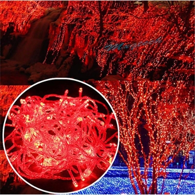 Picture of Decorative Fairy Lights - 33 Feet - Light-Red