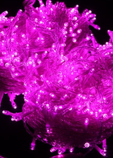 Picture of Decorative Fairy Lights - 33 Feet-Pink