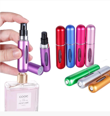 Picture of Perfume Atomizer Refillable Travel Spray Bottle Empty Mini Bottom Refill Aluminum Perfume Atomizer Bottle