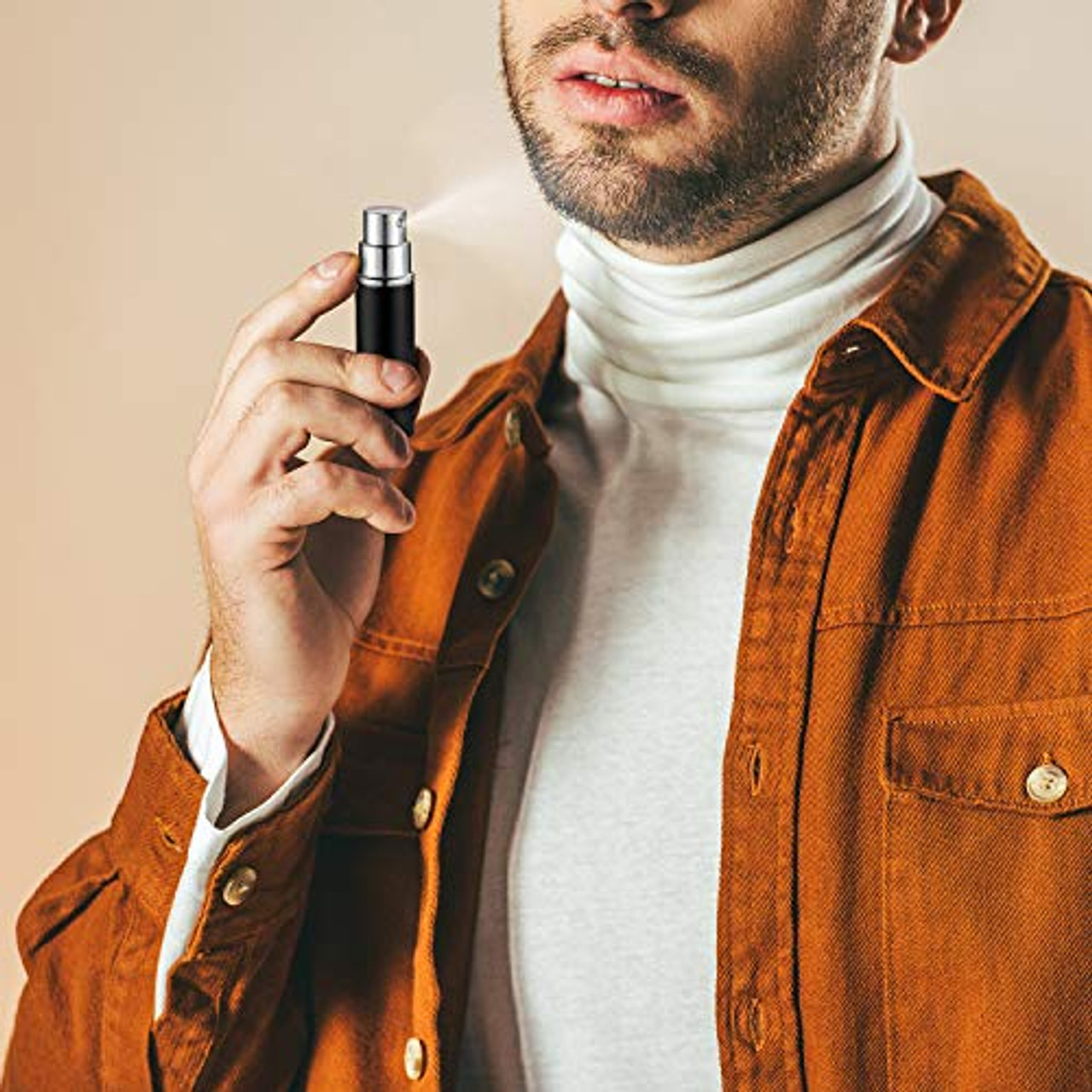 Picture of Perfume Atomizer Refillable Travel Spray Bottle Empty Mini Bottom Refill Aluminum Perfume Atomizer Bottle