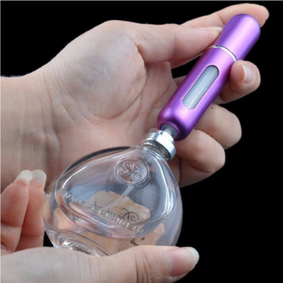 Picture of Perfume Atomizer Refillable Travel Spray Bottle Empty Mini Bottom Refill Aluminum Perfume Atomizer Bottle