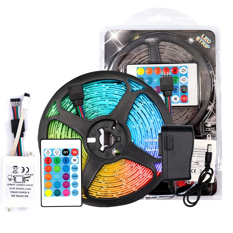 Picture of Waterproof RGB Remote Control Color Changing Fita Light LED Strip Light-Multicolor