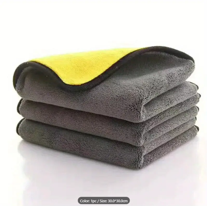 Picture of Car Wash Towel Car Accessories 30x40CM Car Wash Microfiber Towel Car Cleaning Drying Cloth Hemming Car Care Cloth Detailing