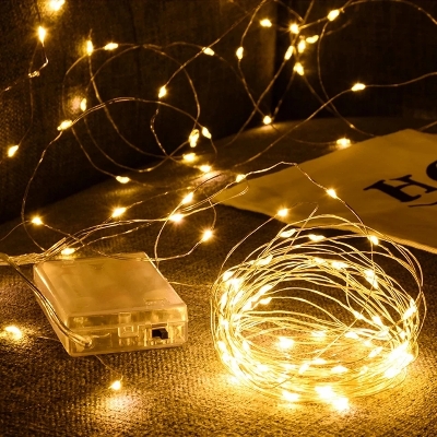 Picture of Decorative party String fairy lights for decoration 50 pcs bulb-Gold