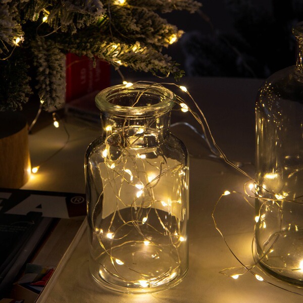 Picture of Decorative party String fairy lights for decoration 50 pcs bulb-Gold