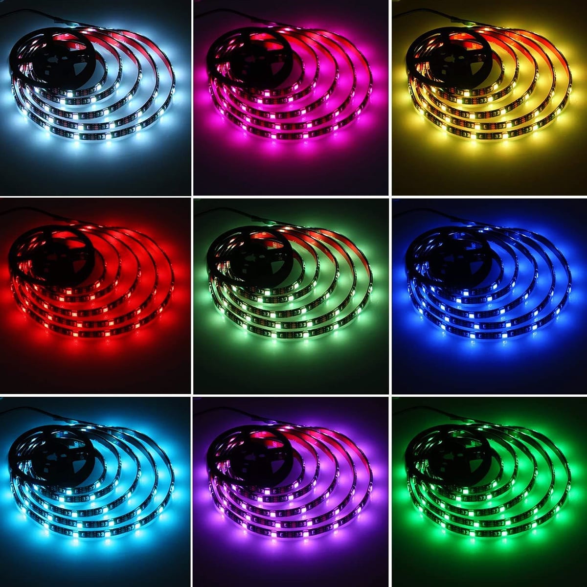Picture of 16 Feet Rgb Remote Control Led Strip Light - Rgb Light