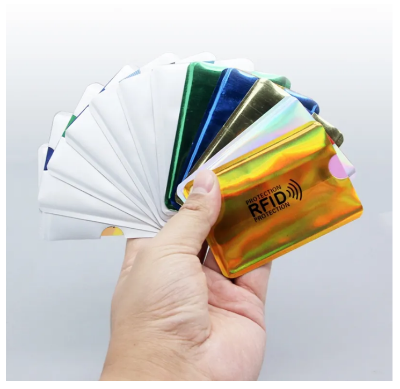 Picture of RFID Card Holder- It will Block RFID & NFC from Unauthorised used 5pcs