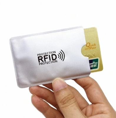 Picture of RFID Card Holder- It will Block RFID & NFC from Unauthorised used 5pcs