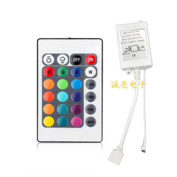 Picture of RGB controler with 24 button Remote-Multicolor