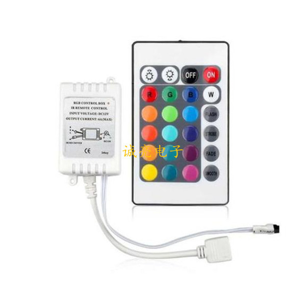 Picture of RGB controler with 24 button Remote-Multicolor